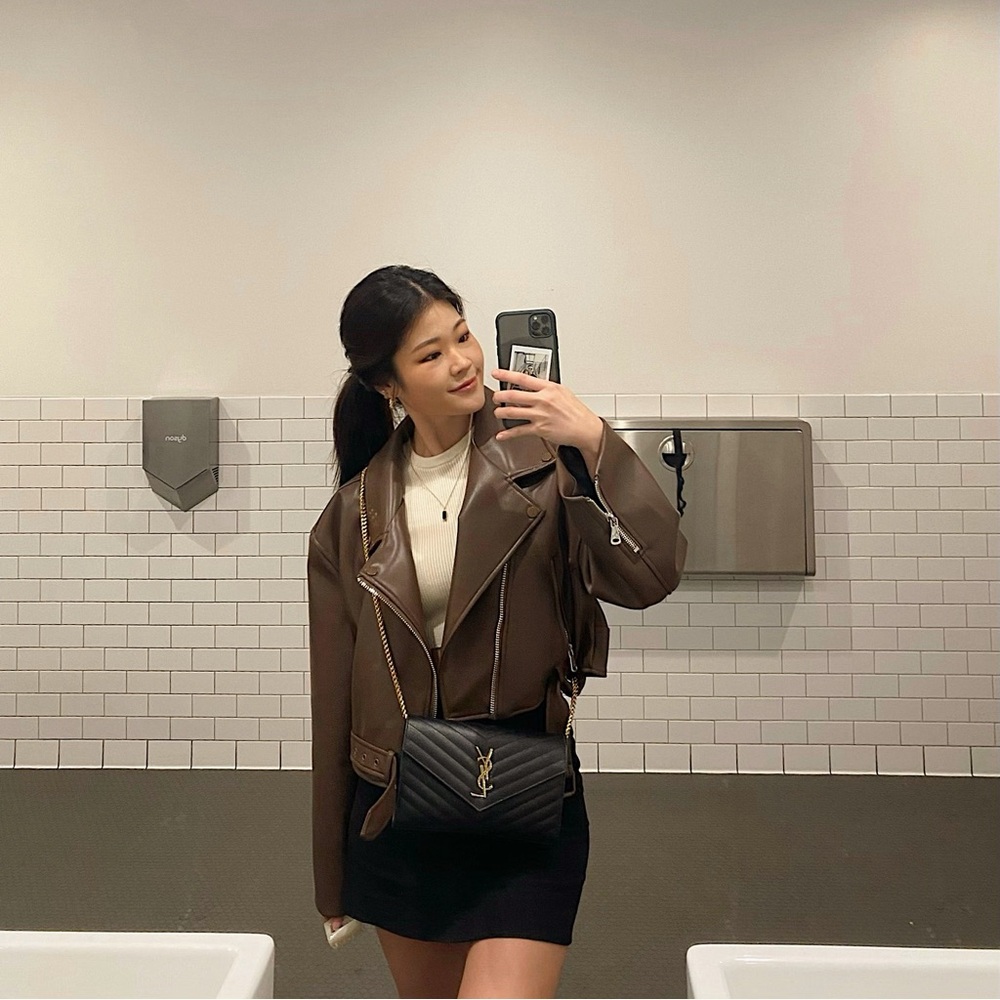 Lioness Brown Leather Jacket